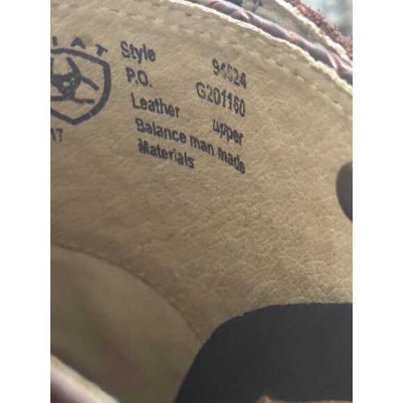 ARIAT STYLE 94024 WOMEN'S 7B WOVEN RATTAN LEATER STRAP MULES - Picture 4 of 11